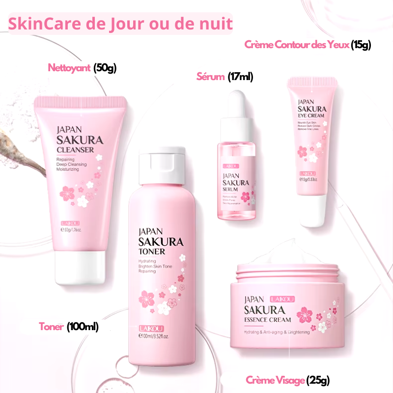 Coffret SkinCareLAIKOU Sakura - SkinCare LAIKOU Sakura